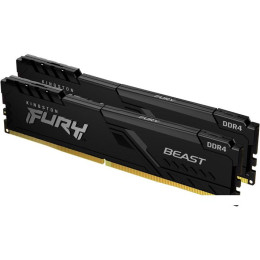 Оперативная память Kingston FURY Beast 2x8GB DDR4 PC4-25600 KF432C16BBK2/16