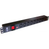 Блок розеток Lanmaster TWT-PDU19-10A8C3