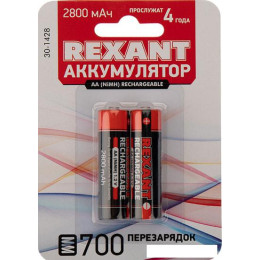 Аккумуляторы Rexant AA 2800mAh 2шт 30-1428