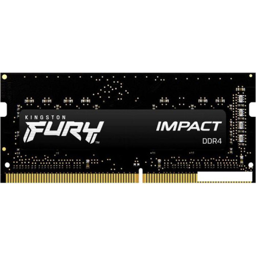 Оперативная память Kingston FURY Impact 8GB DDR4 SODIMM PC4-25600 KF432S20IB/8