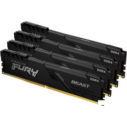 Оперативная память Kingston FURY Beast 4x8GB DDR4 PC4-28800 KF436C17BBK4/32