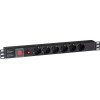 Блок розеток ExeGate ServerPro PDU-19H605 Al-6S-C14-SW-O