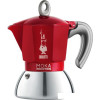 Гейзерная кофеварка Bialetti New moka induction (2 порции, красный)