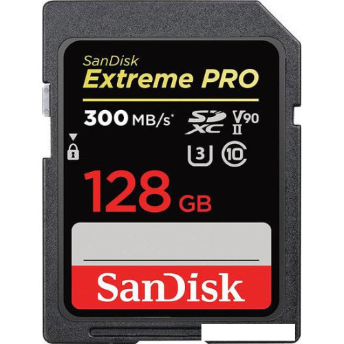 Карта памяти SanDisk Extreme PRO SDXC SDSDXDK-128G-GN4IN 128GB