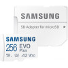 Карта памяти Samsung EVO Plus 2021 microSDXC 256GB (с адаптером)