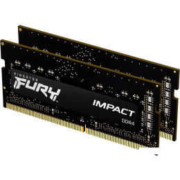 Оперативная память Kingston FURY Impact 2x32GB DDR4 SODIMM PC4-25600 KF432S20IBK2/64