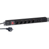 Блок розеток ExeGate ServerPro PDU-19H009 Al-5C135S-EU2.5CU-SW