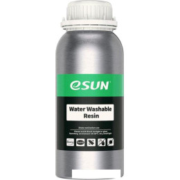 Фотополимер eSUN Water Washable 500 мл (для LCD принтеров, серый)