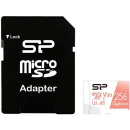 Карта памяти Silicon-Power Superior A1 microSDXC SP256GBSTXDV3V20SP 256GB