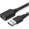 Удлинитель Ugreen US103 USB Type-A - USB Type-A (3 м, черный)