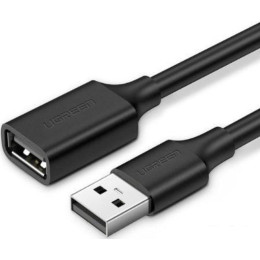 Удлинитель Ugreen US103 USB Type-A - USB Type-A (3 м, черный)