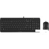 Клавиатура + мышь A4Tech Fstyler F1512 (черный)