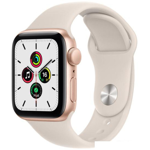 Умные часы Apple Watch SE 40 мм (алюминий золотистый/сияющая звезда)