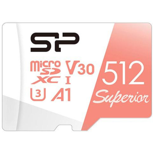 Карта памяти Silicon-Power Superior A1 microSDXC SP512GBSTXDV3V20 512GB