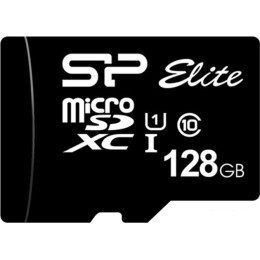 Карта памяти Silicon-Power Elite microSDXC SP128GBSTXBU1V10 128GB