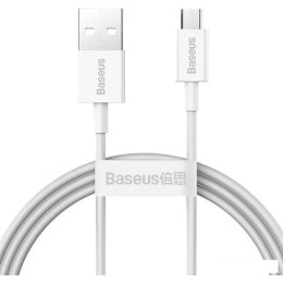 Кабель Baseus CAMYS-A02 USB Type-A - microUSB (2 м, белый)