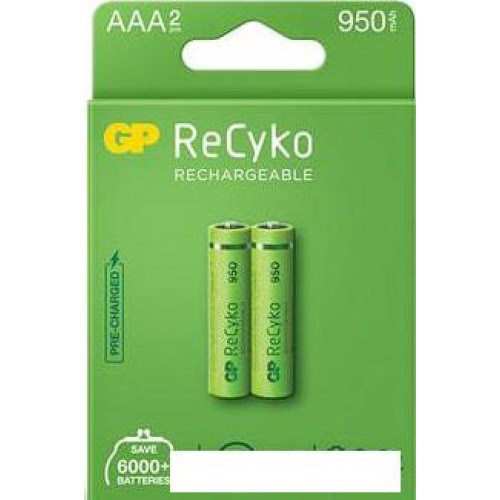 Аккумулятор GP ReCyko AAA 950mAh 2шт