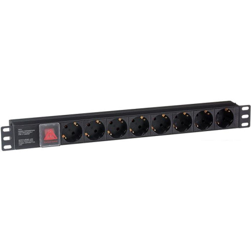 Блок розеток ExeGate ServerPro PDU-19H801 Al-8S-C14-SW