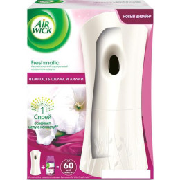 Автоматический освежитель воздуха Air Wick FreshMatic (нежность шелка и лилии) 250 мл