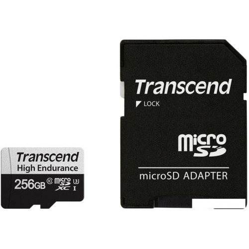 Карта памяти Transcend microSDXC TS256GUSD350V 256GB (с адаптером)