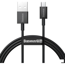 Кабель Baseus CAMYS-01 USB Type-A - microUSB (1 м, черный)