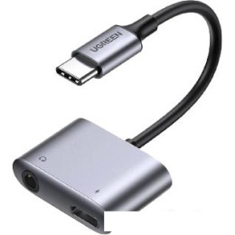 Адаптер Ugreen CM231 60164 USB Type-C - USB Type-C, 3.5 мм