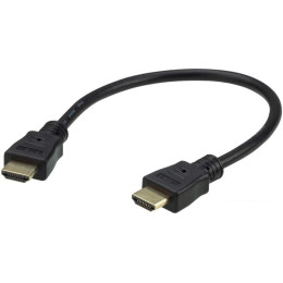 Кабель Aten HDMI - HDMI 2L-7DA3H (0.3 м, черный)