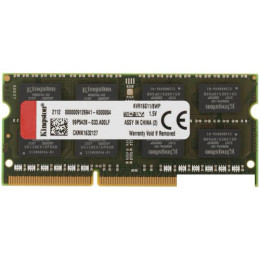 Оперативная память Kingston ValueRAM 8GB DDR3 SODIMM PC3-12800 KVR16S11/8WP