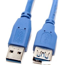 Удлинитель 5bites USB Type-A - USB Type-A UC3011-005F (0.5 м, синий)