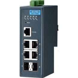 Управляемый коммутатор 2-го уровня Advantech EKI-7706G-2F-AE