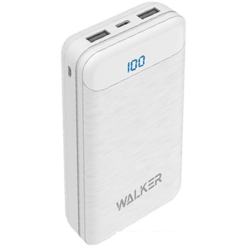 Внешний аккумулятор Walker WB-525 20000 mAh (белый)