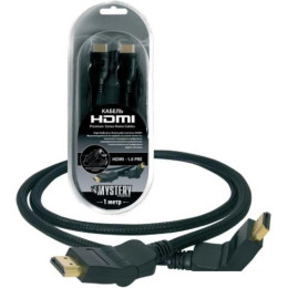 Кабель Mystery HDMI - HDMI HDMI1.0pre (1 м, черный)