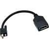 Адаптер Matrox DisplayPort - mini DisplayPort CAB-MDP-DPF (0.2 м, черный)