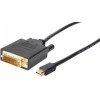 Кабель Leadtek DVI - mini DisplayPort X0101G00247A (0.45 м, черный)