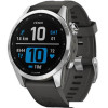 Умные часы Garmin Fenix 7S 42 мм (серебристый/графитовый)