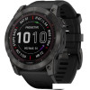 Умные часы Garmin Fenix 7X Sapphire Solar 51 мм (серый карбон/черный)