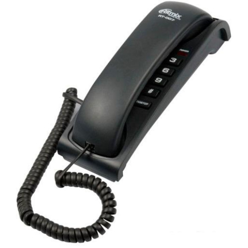 Проводной телефон Ritmix RT-007 (черный)