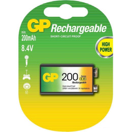 Аккумуляторы GP 9V 200mAh
