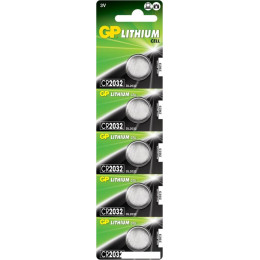 Батарейки GP Lithium CR2032 5 шт.