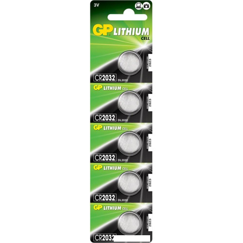 Батарейки GP Lithium CR2032 5 шт.