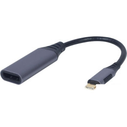 Кабель Cablexpert A-USB3C-DPF-01 USB Type-C - DisplayPort (0.15 м, фиолетовый)