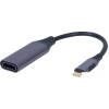 Кабель Cablexpert A-USB3C-HDMI-01 USB Type-C - HDMI (0.15 м, фиолетовый)