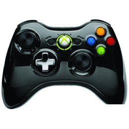 Геймпад Microsoft Xbox 360 Wireless Controller Chrome Black