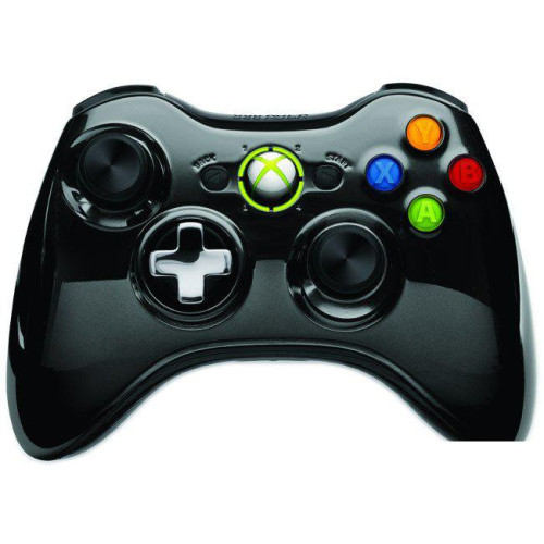 Геймпад Microsoft Xbox 360 Wireless Controller Chrome Black