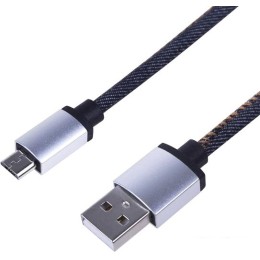 Кабель Rexant 18-4242 USB Type-A - microUSB (1 м, синий)