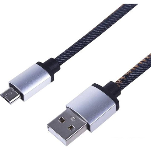 Кабель Rexant 18-4242 USB Type-A - microUSB (1 м, синий)