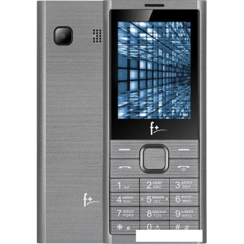 Кнопочный телефон F+ B280 (темно-серый)