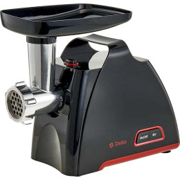 Мясорубка Delta DL-6104M (черный/красный)