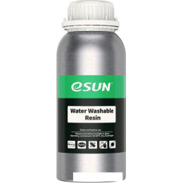 Фотополимер eSUN Water Washable 500 мл (для LCD принтеров, белый)