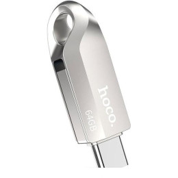 USB Flash Hoco UD8 64GB (серебристый)